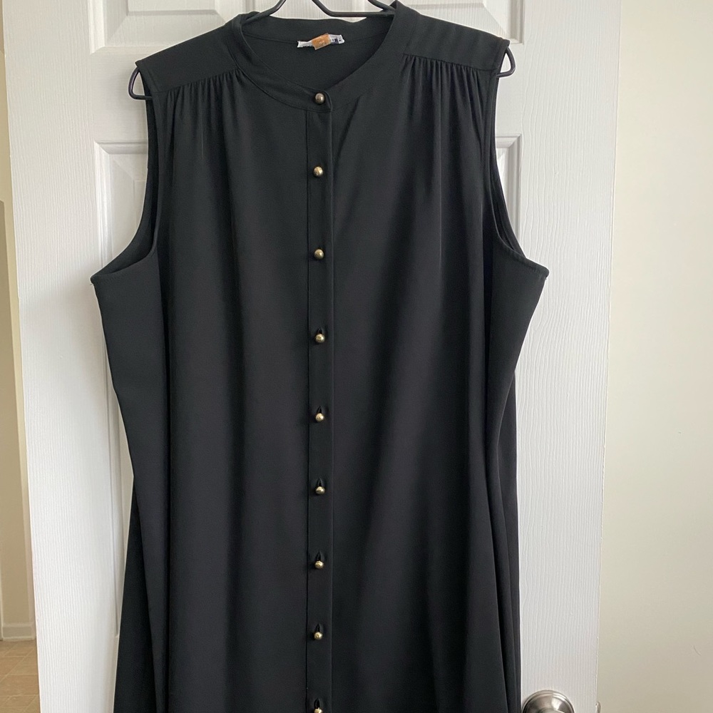 Ladies Calvin Klein Black A-Line Dress 16W